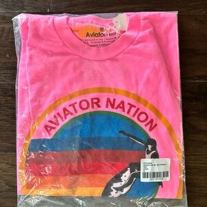 Adult medium aviator nation tee